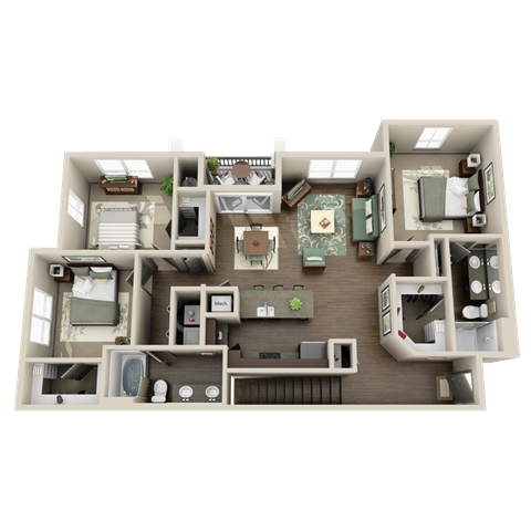 Arden Woods C1B Floor Plan